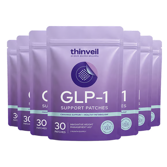 Sachets de patchs Thinveil GLP-1 Support, 30 patchs par sachet